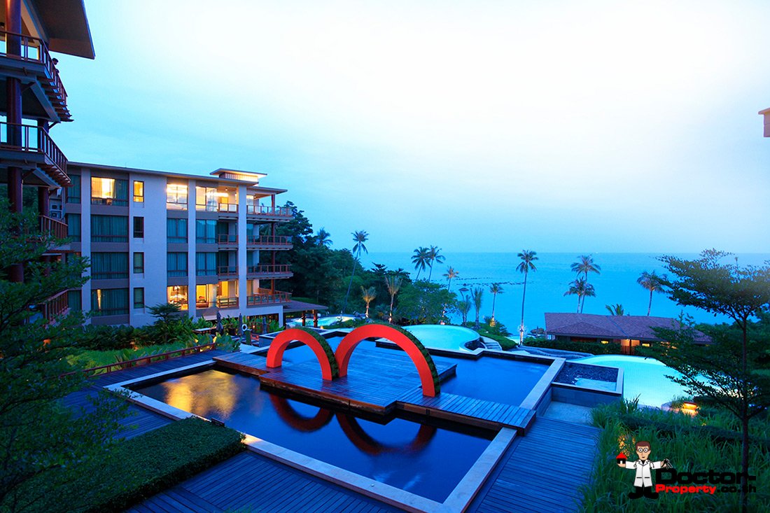 3 Bedroom Condo with Sea View – Laem Set, Koh Samui – For Sale